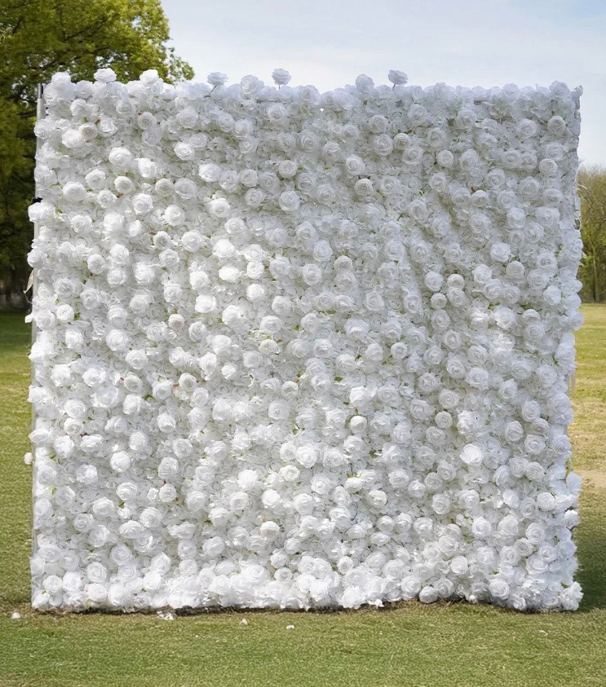 Glam Cam Rentals Luxury Flower Wall — perfect for weddings, proposals, and special events